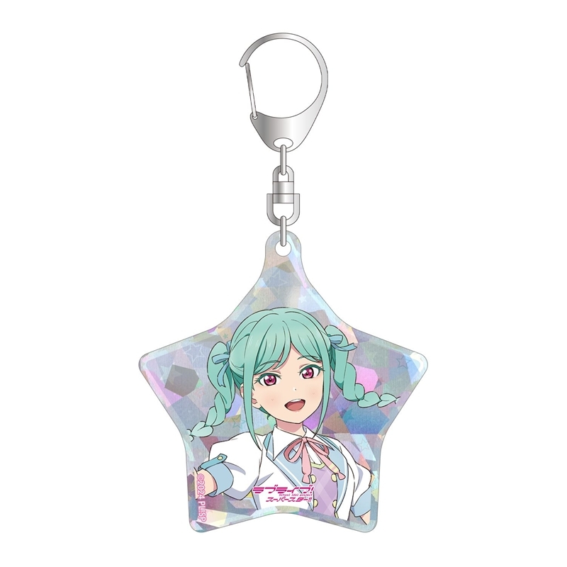ラブライブ!スーパースター!! 描き下ろし 鬼塚冬毬 MIRACLE NEW STORY ver. ホログラムアクリルキーホルダー - AniSmile