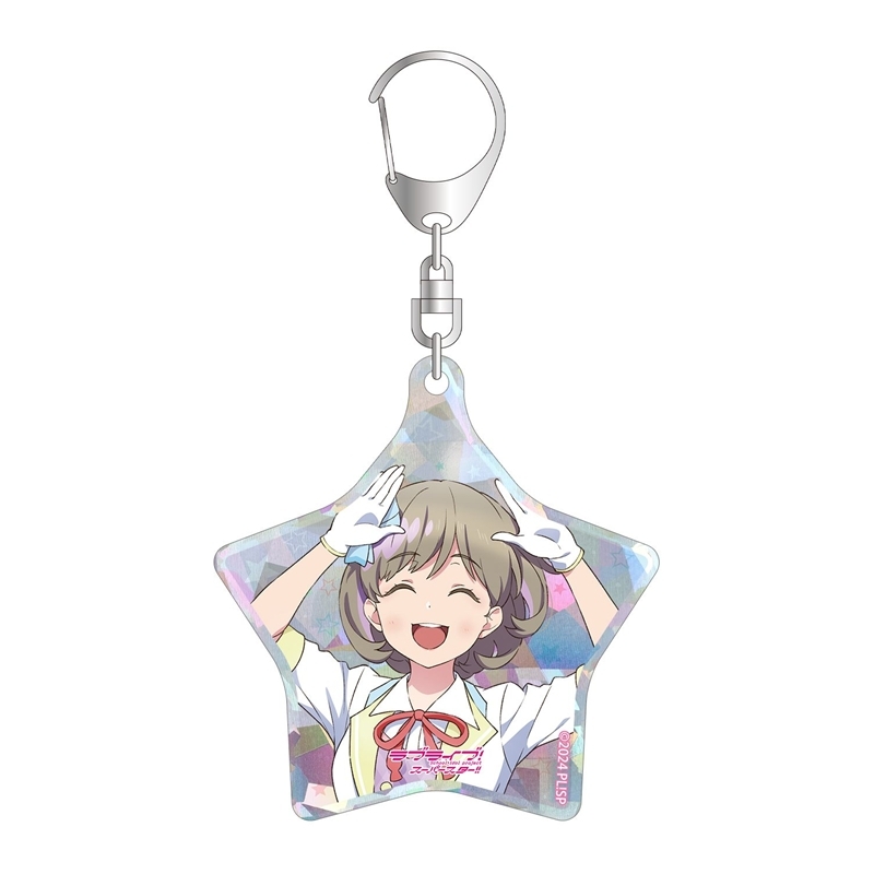 ラブライブ!スーパースター!! 描き下ろし 唐 可可 MIRACLE NEW STORY ver. ホログラムアクリルキーホルダー - AniSmile