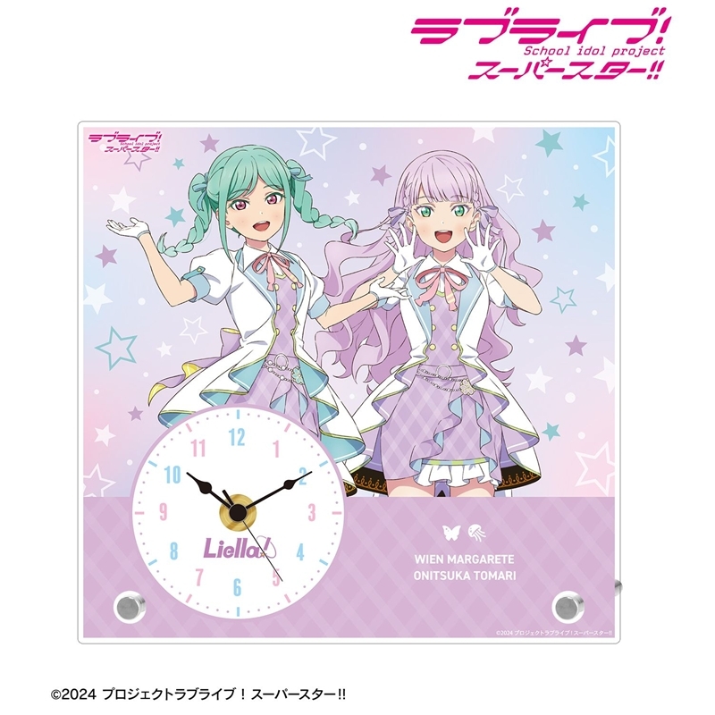 ラブライブ!スーパースター!! 描き下ろし 3期生 MIRACLE NEW STORY ver. アクリルスタンド時計 图片 2 | AniSmile
