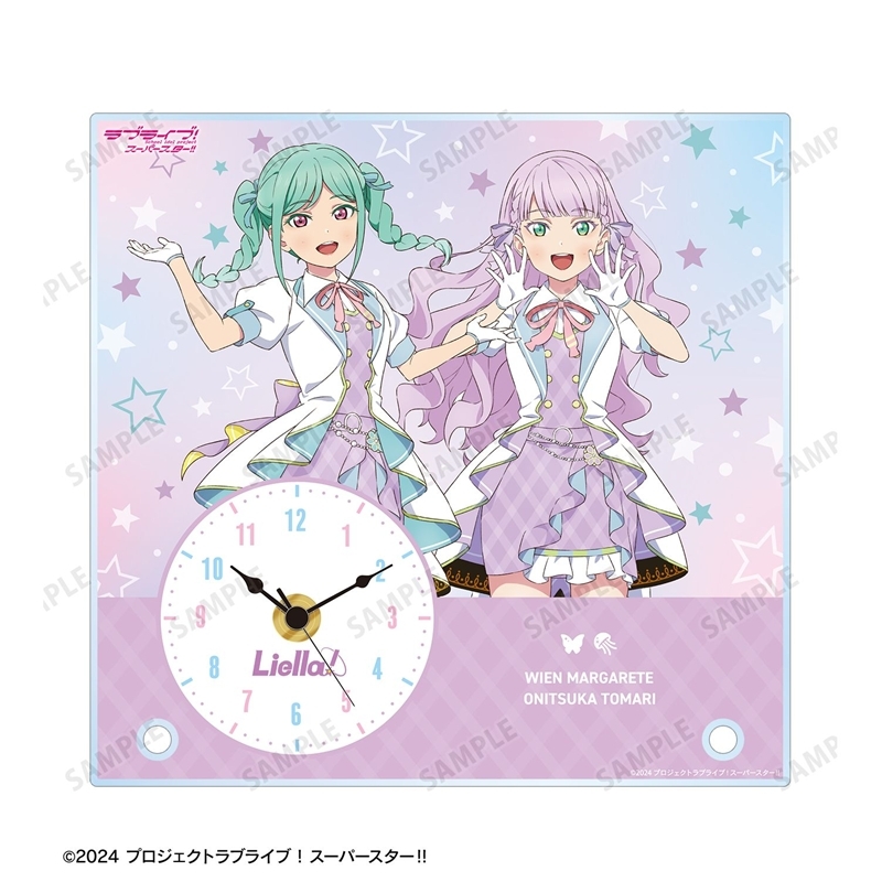 ラブライブ!スーパースター!! 描き下ろし 3期生 MIRACLE NEW STORY ver. アクリルスタンド時計 图片 3 | AniSmile