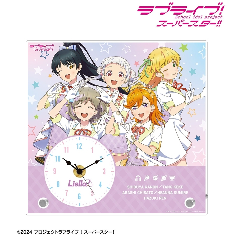 ラブライブ!スーパースター!! 描き下ろし 1期生 MIRACLE NEW STORY ver. アクリルスタンド時計 图片 2 | AniSmile