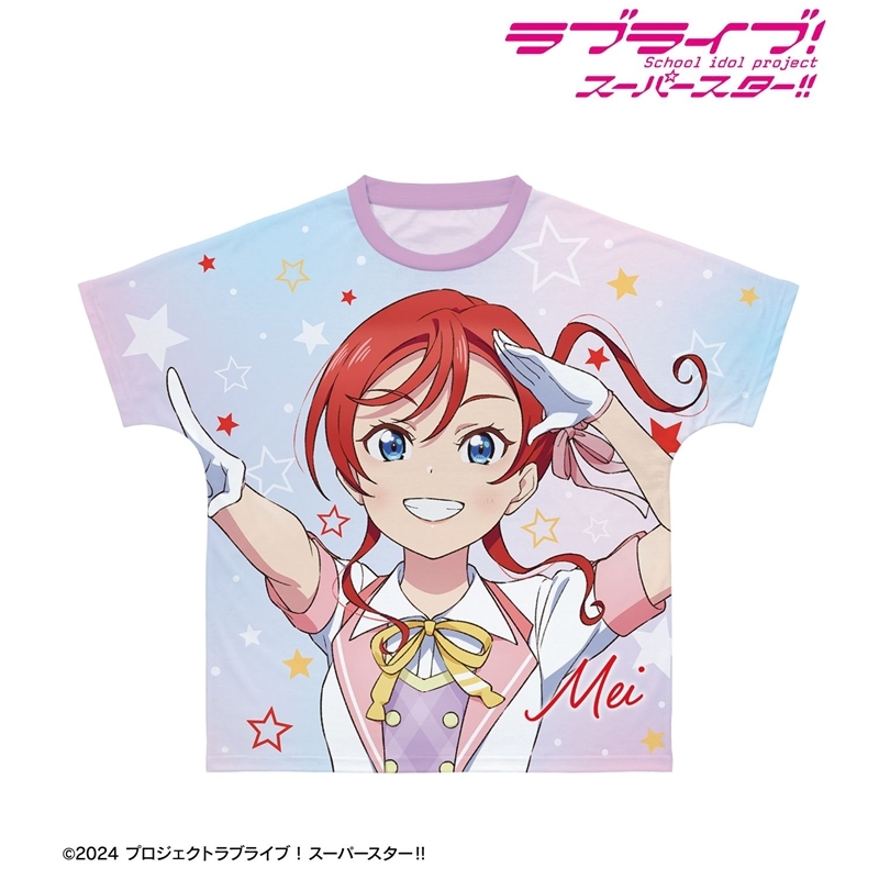 ラブライブ!スーパースター!! 描き下ろし 米女メイ MIRACLE NEW STORY ver. フルグラフィックTシャツユニセックス(サイズ/M) 图片 2 | AniSmile