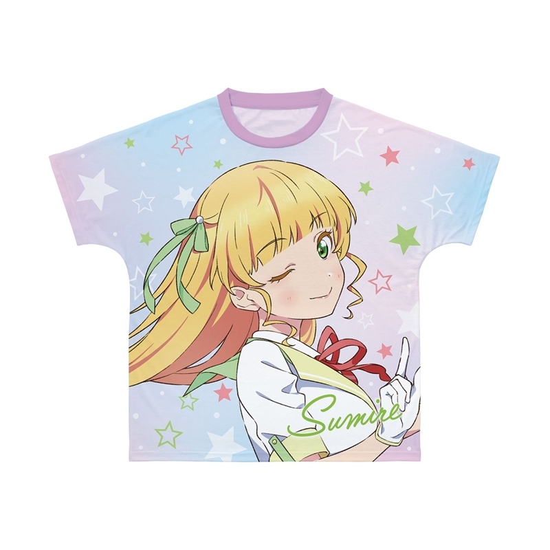 ラブライブ!スーパースター!! 描き下ろし 平安名すみれ MIRACLE NEW STORY ver. フルグラフィックTシャツユニセックス(サイズ/M) - AniSmile