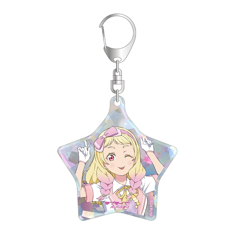 ラブライブ!スーパースター!! 描き下ろし 鬼塚夏美 MIRACLE NEW STORY ver. ホログラムアクリルキーホルダー - AniSmile