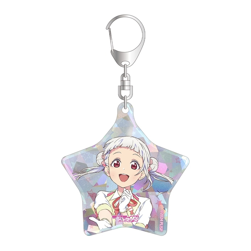 ラブライブ!スーパースター!! 描き下ろし 嵐 千砂都 MIRACLE NEW STORY ver. ホログラムアクリルキーホルダー - AniSmile