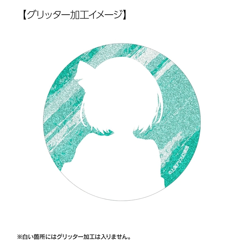東方Project 松本能人イラスト 魂魄妖夢 現代風ファッションver. Ani-Art 75mmグリッター缶バッジ Image 3 | AniSmile