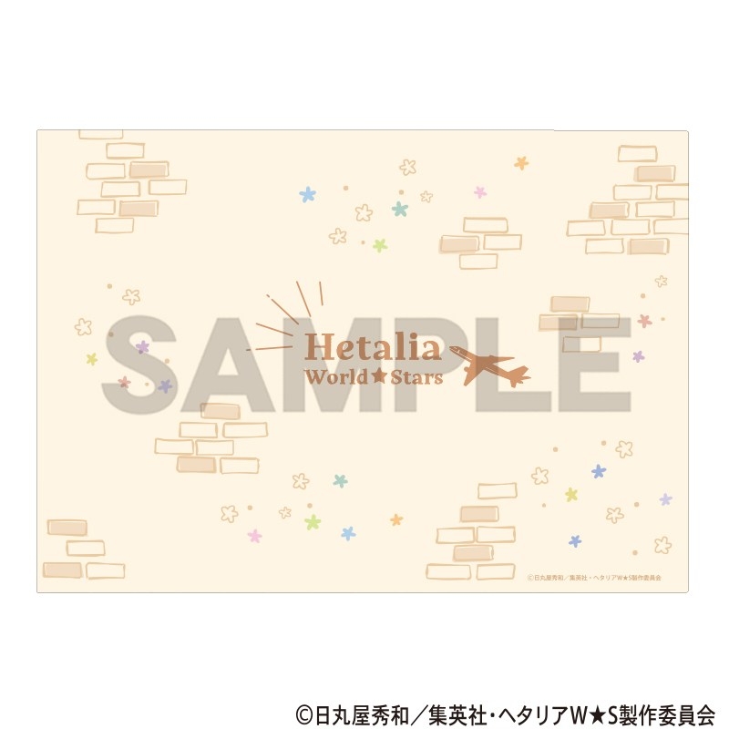 ヘタリア World★Stars シングルクリアファイル 集合 食べ歩きグルメ ミニキャラ 图片 2 | AniSmile