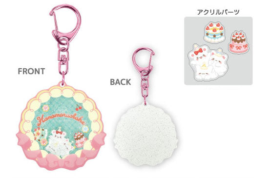 はなまるおばけ アクリルシャカシャカキーホルダー リボン - official product image | AniSmile