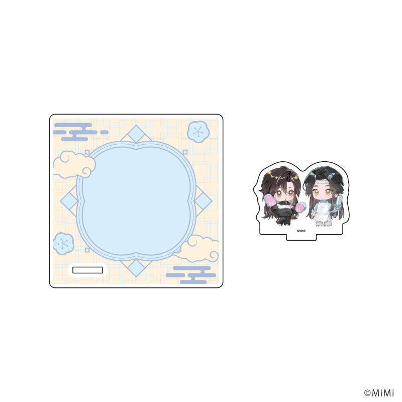 アクリルコースタースタンド「大河幻想ラジオドラマ「魔道祖師」」03/魏無羨&藍忘機 ジャージver.(ミニキャライラスト) - AniSmile