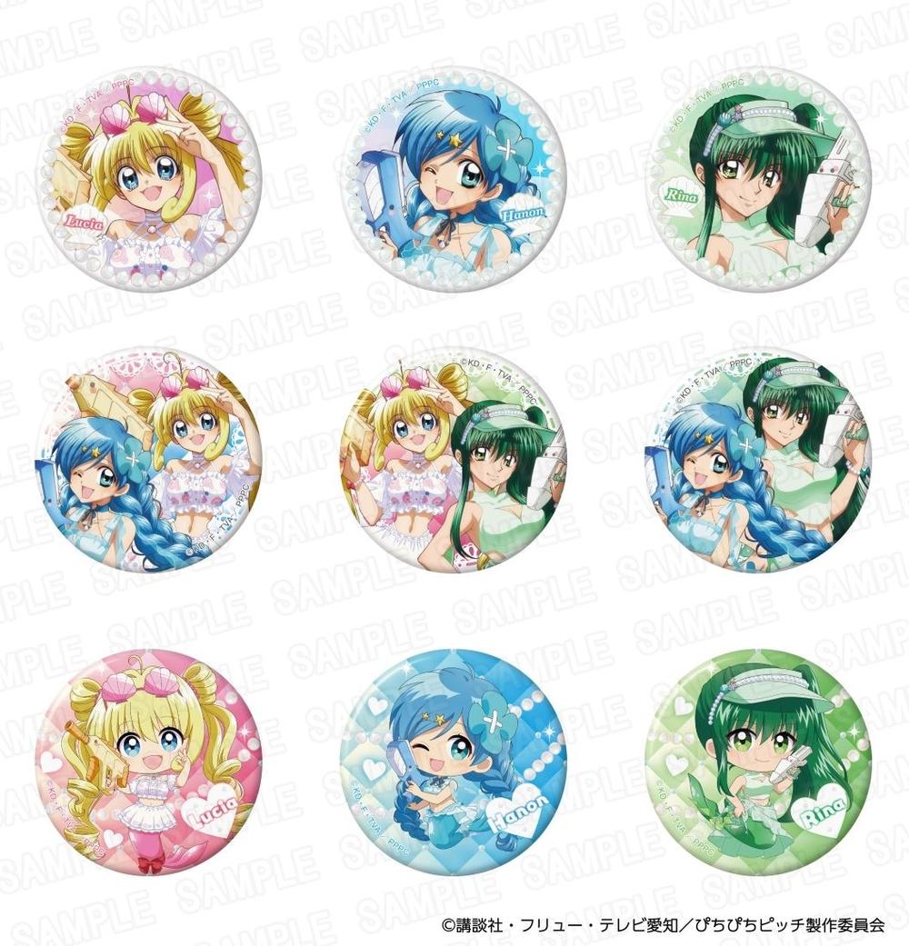 「マーメイドメロディー ぴちぴちピッチ」きらきら缶バッジ スプラッシュパーティーver. PACK - AniSmile