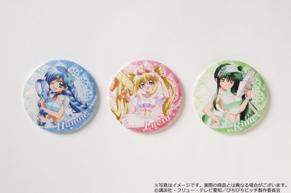 「マーメイドメロディー ぴちぴちピッチ」BIG缶バッジ スプラッシュパーティーver. るちあ Image 2 | AniSmile