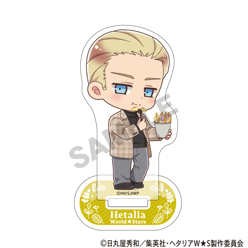 ヘタリア World★Stars アクリルスタンド ドイツ 食べ歩きグルメ ミニキャラ 图片 2 | AniSmile