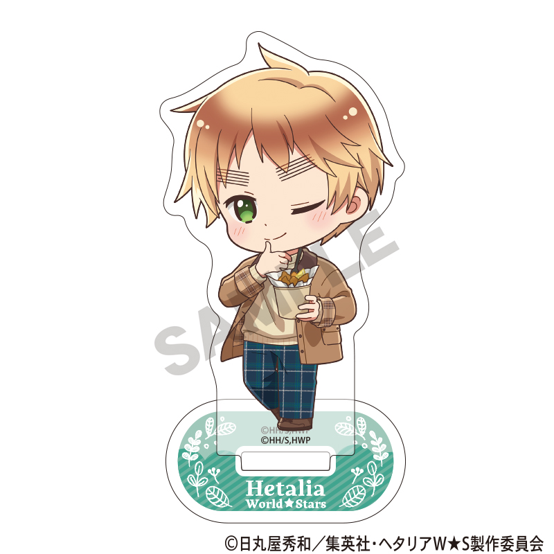 ヘタリア World★Stars アクリルスタンド イギリス 食べ歩きグルメ ミニキャラ Image 2 | AniSmile