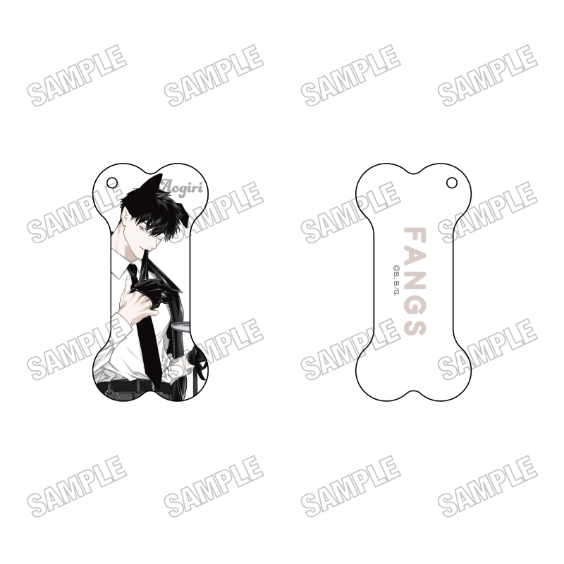FANGS 描き下ろしアクリルキーホルダー【WANGS ver.】④青桐 - official product image | AniSmile
