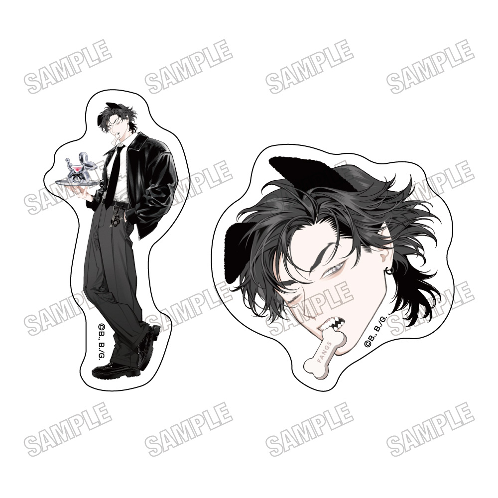 FANGS 描き下ろしステッカーセット【WANGS ver.】②イチイ - 官方商品图片 | AniSmile