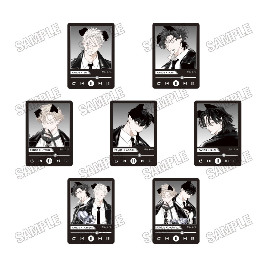 FANGS 描き下ろしクリアカードコレクション【WANGS ver.】 - 官方商品图片 | AniSmile