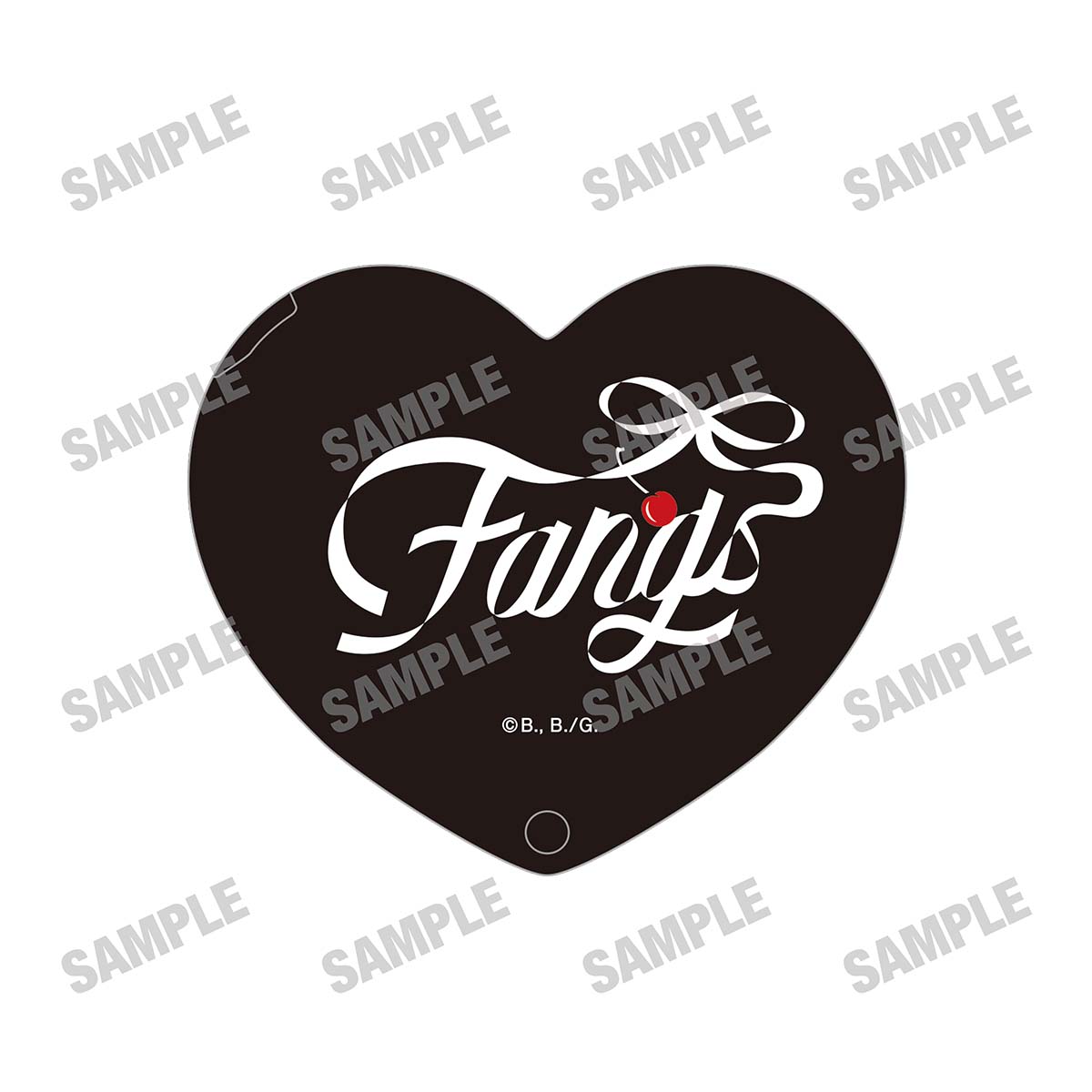 FANGS ハート型ミラー【WANGS ver.】 - official product image | AniSmile