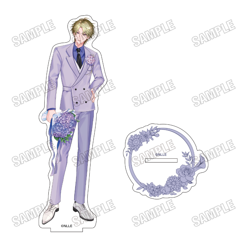 Illustrator「NLLE」 描き下ろしBIGアクリルスタンド【ギャップ男子 ジューンブライドver.】 - AniSmile