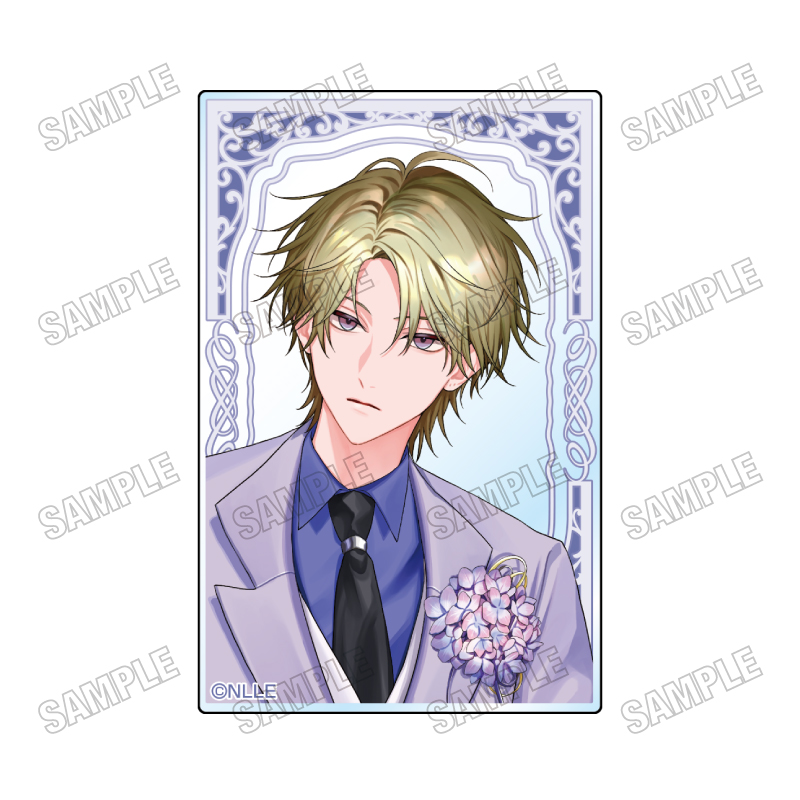 Illustrator「NLLE」 描き下ろしアクリルブロック【ギャップ男子 ジューンブライドver.】 - AniSmile