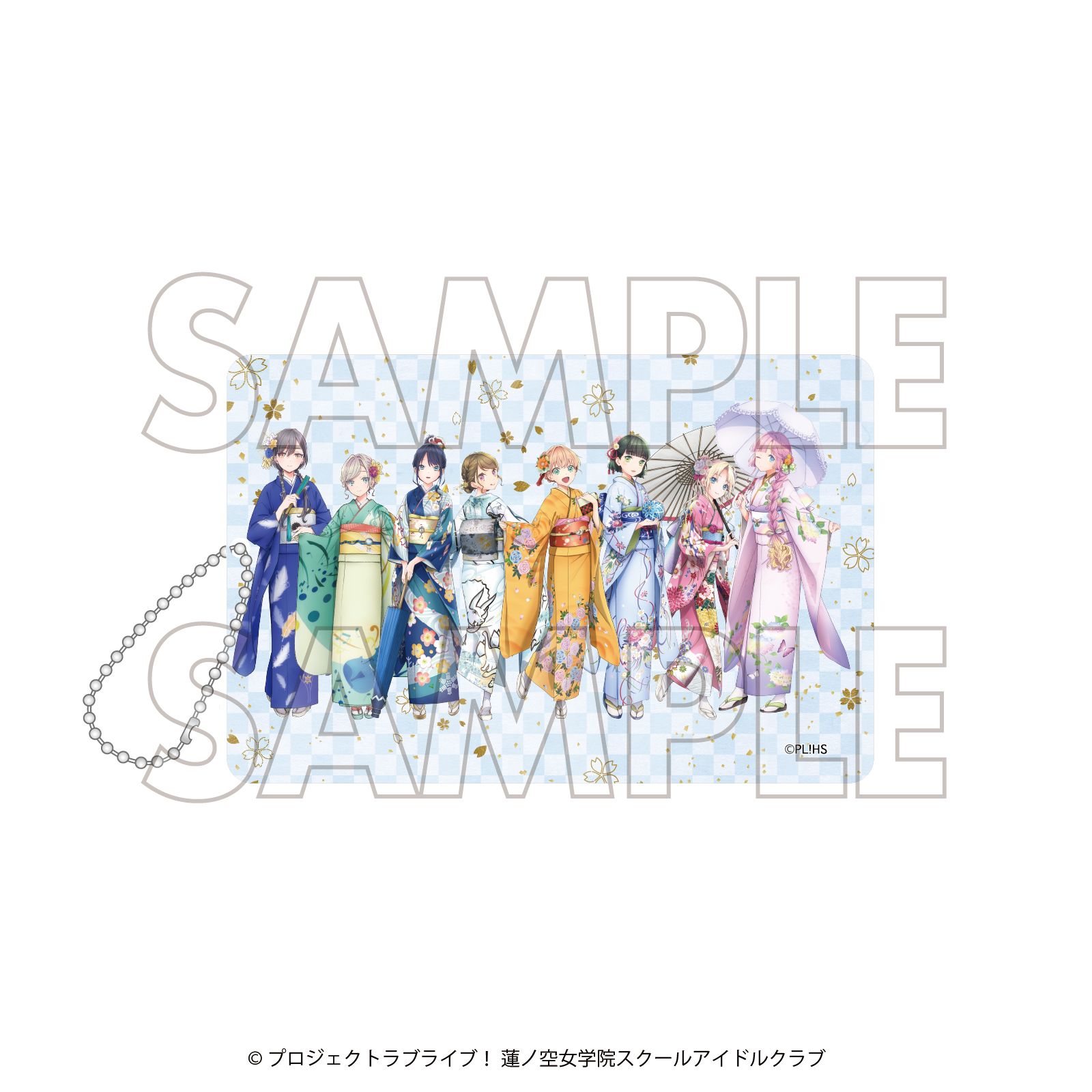 ラブライブ!蓮ノ空女学院スクールアイドルクラブ×加賀友禅こらぼ 第三弾 カードケース 集合イラスト - AniSmile