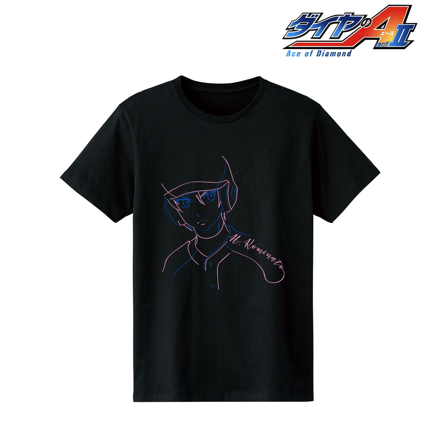 ダイヤのA actⅡ 小湊 春市 lette-graph Tシャツメンズ(サイズ/XXL) 画像 2 | AniSmile