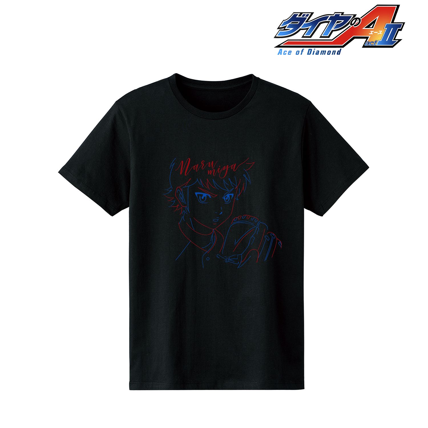 ダイヤのA actⅡ 成宮 鳴 lette-graph Tシャツレディース(サイズ/XXL) 画像 2 | AniSmile