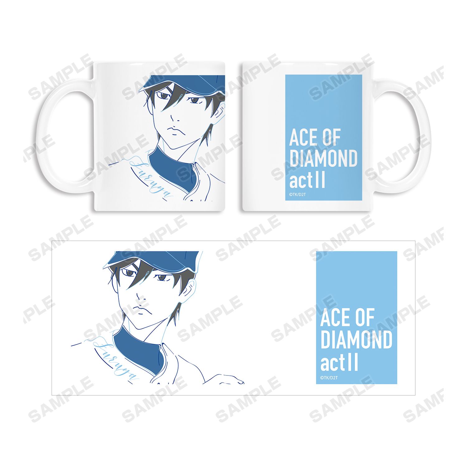 ダイヤのA actⅡ 降谷 暁 lette-graph マグカップ 画像 4 | AniSmile