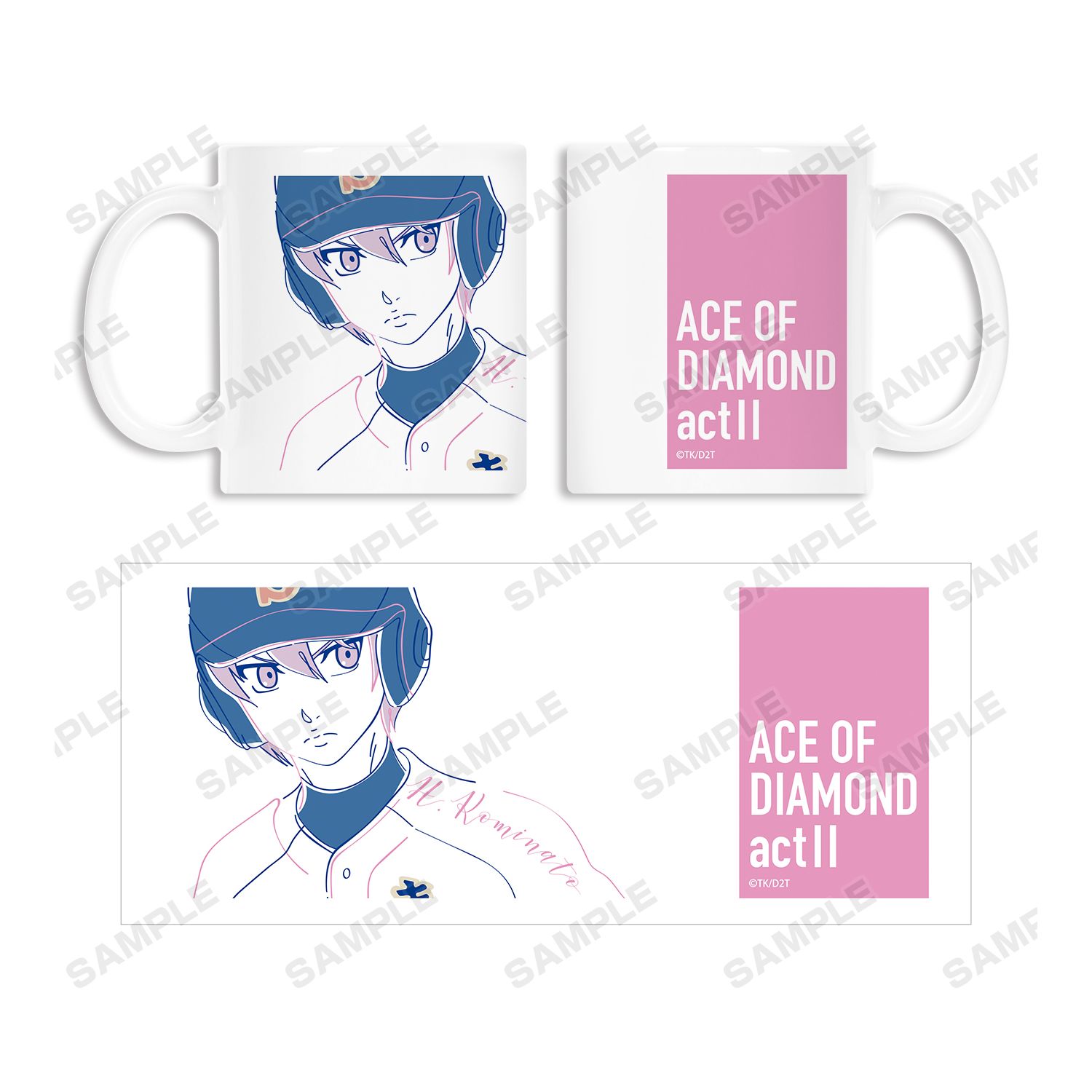 ダイヤのA actⅡ 小湊 春市 lette-graph マグカップ 画像 4 | AniSmile