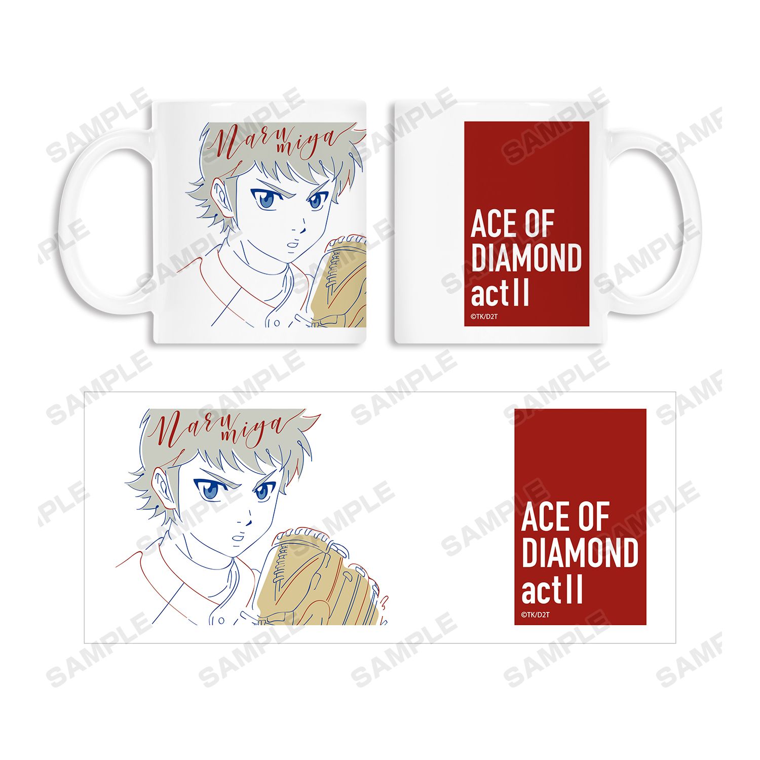 ダイヤのA actⅡ 成宮 鳴 lette-graph マグカップ 画像 4 | AniSmile