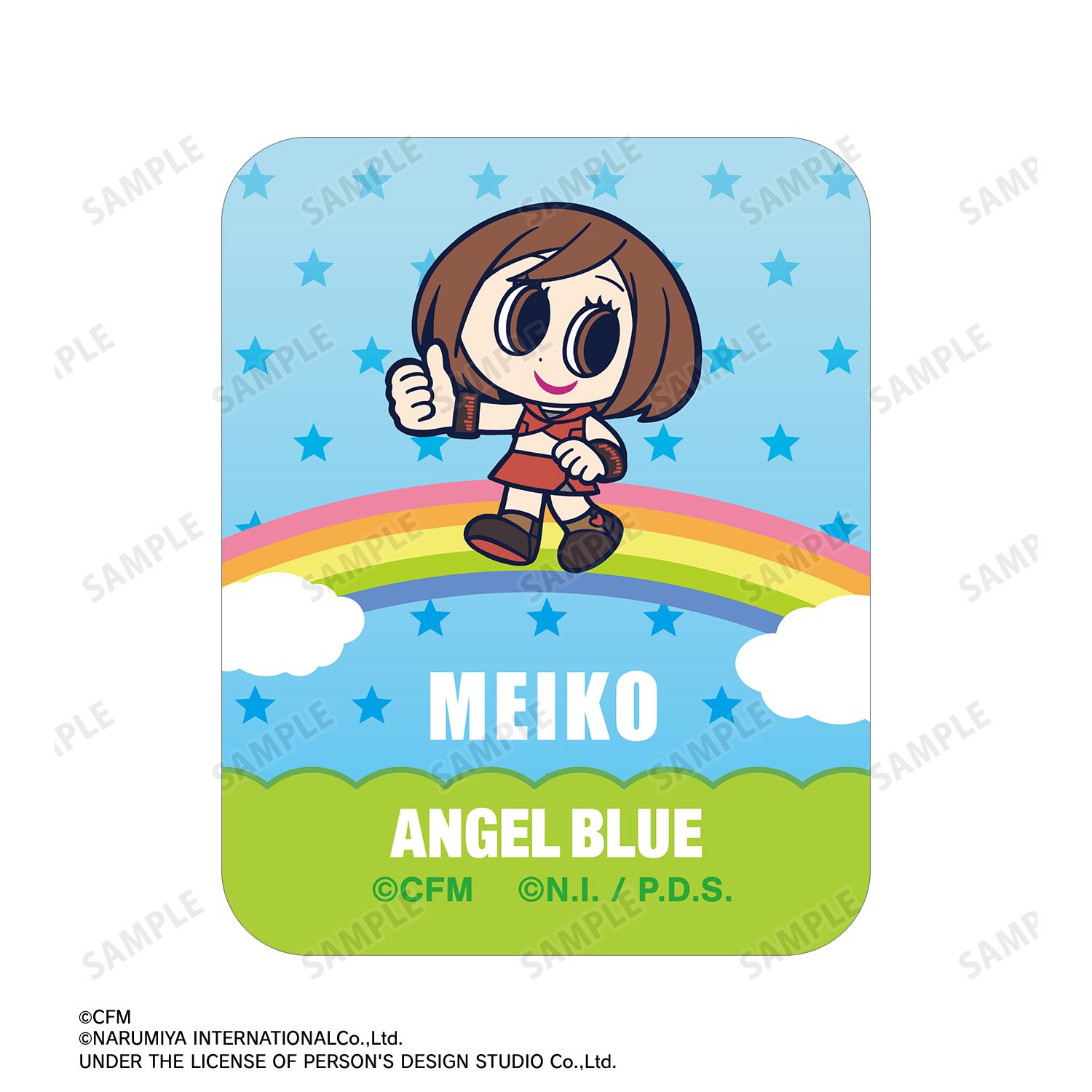 初音ミク ANGEL BLUEコラボ 描き起こし MEIKO アクリルスマホリング Image 3 | AniSmile