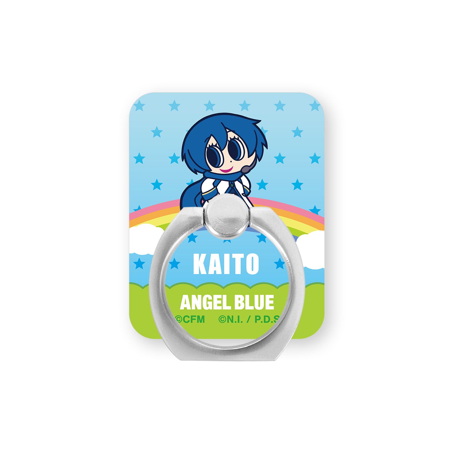 初音ミク ANGEL BLUEコラボ 描き起こし KAITO アクリルスマホリング - AniSmile