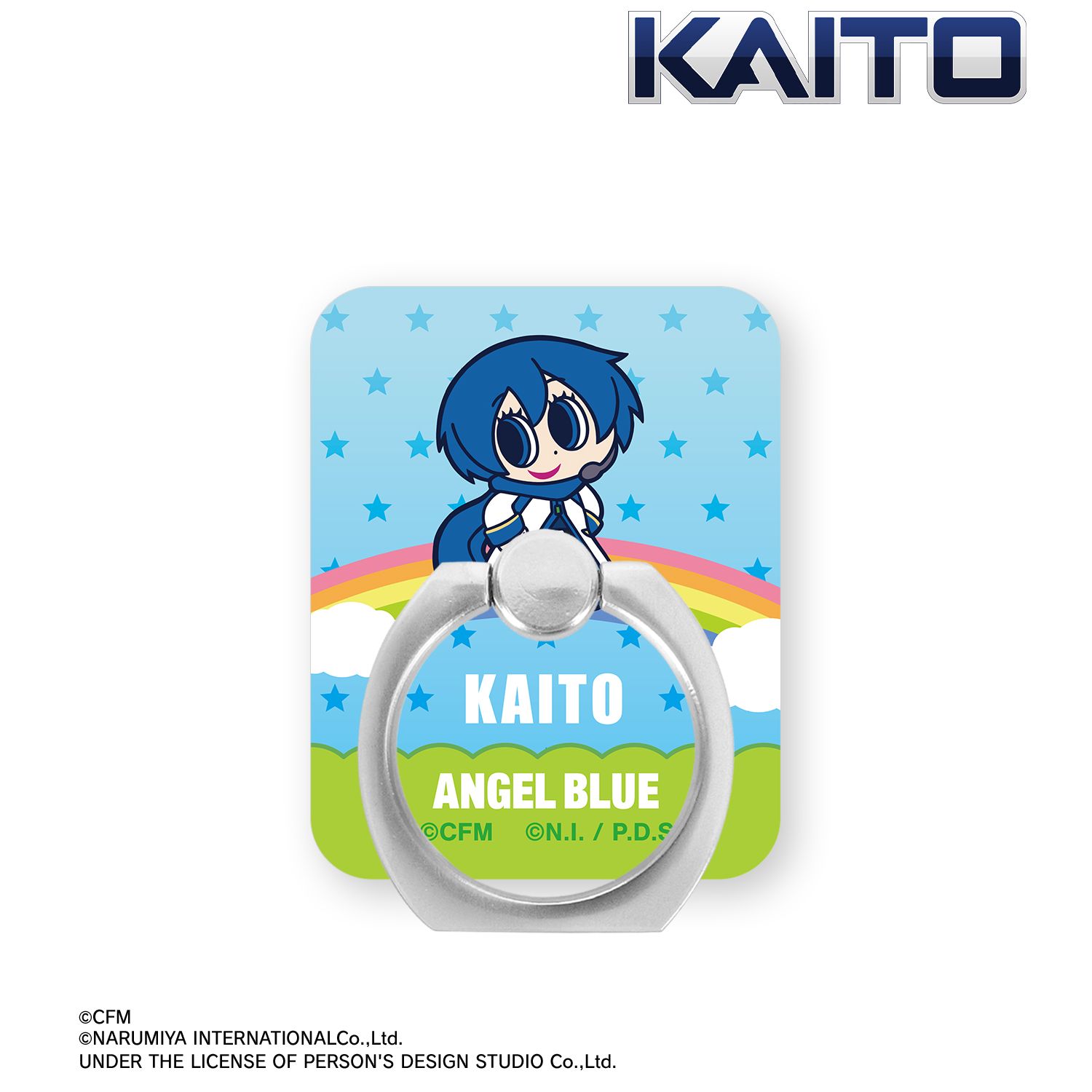 初音ミク ANGEL BLUEコラボ 描き起こし KAITO アクリルスマホリング Image 2 | AniSmile