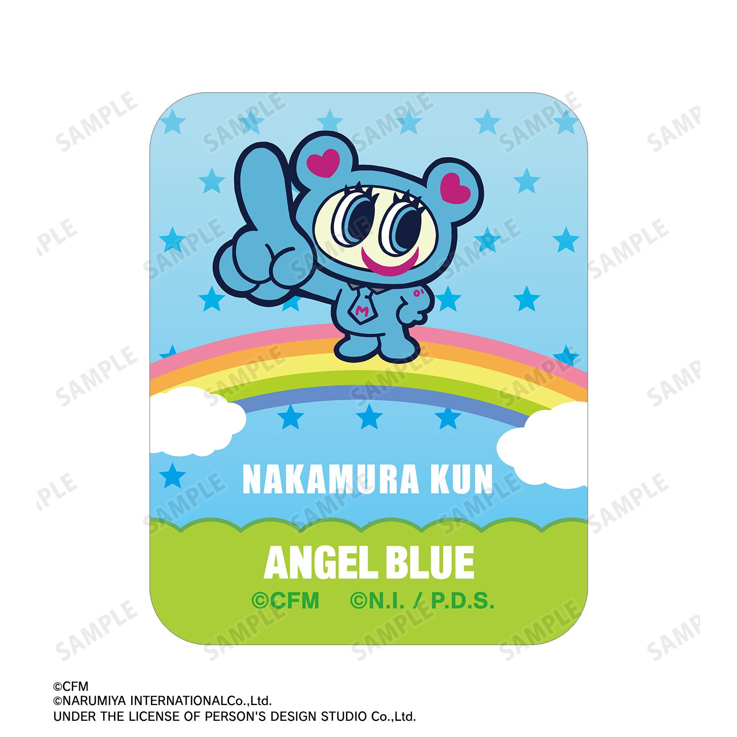 初音ミク ANGEL BLUEコラボ 描き起こし ナカムラくん アクリルスマホリング Image 4 | AniSmile