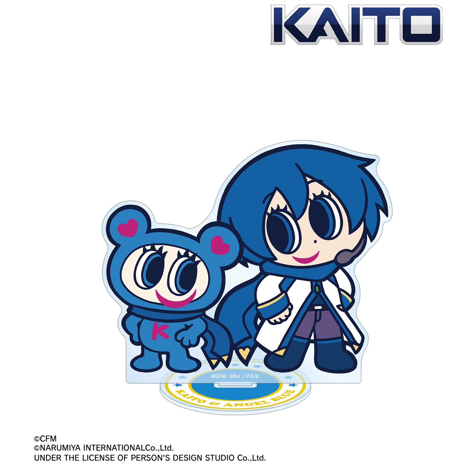 初音ミク ANGEL BLUEコラボ 描き起こし KAITO&ナカムラくん BIGアクリルスタンド 画像 2 | AniSmile