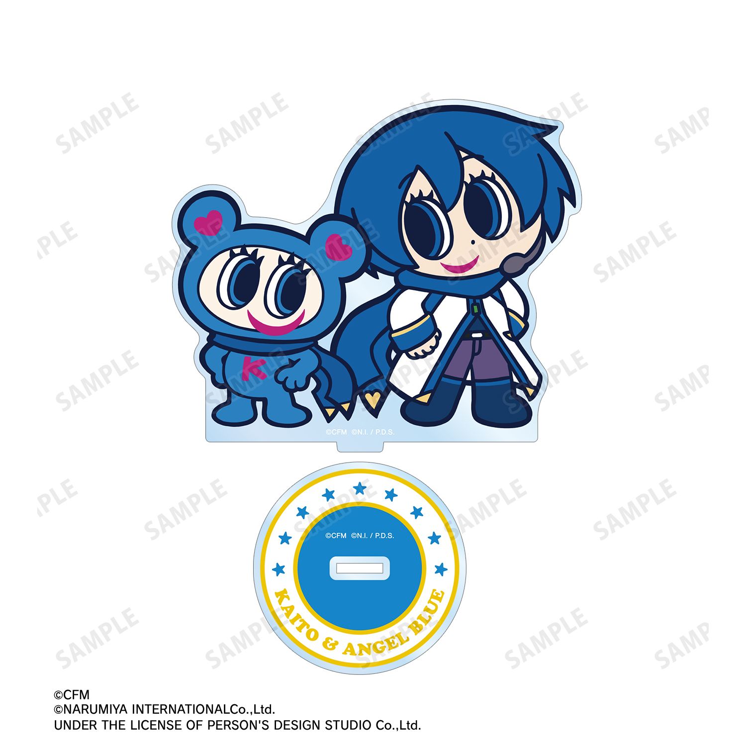 初音ミク ANGEL BLUEコラボ 描き起こし KAITO&ナカムラくん BIGアクリルスタンド 画像 3 | AniSmile