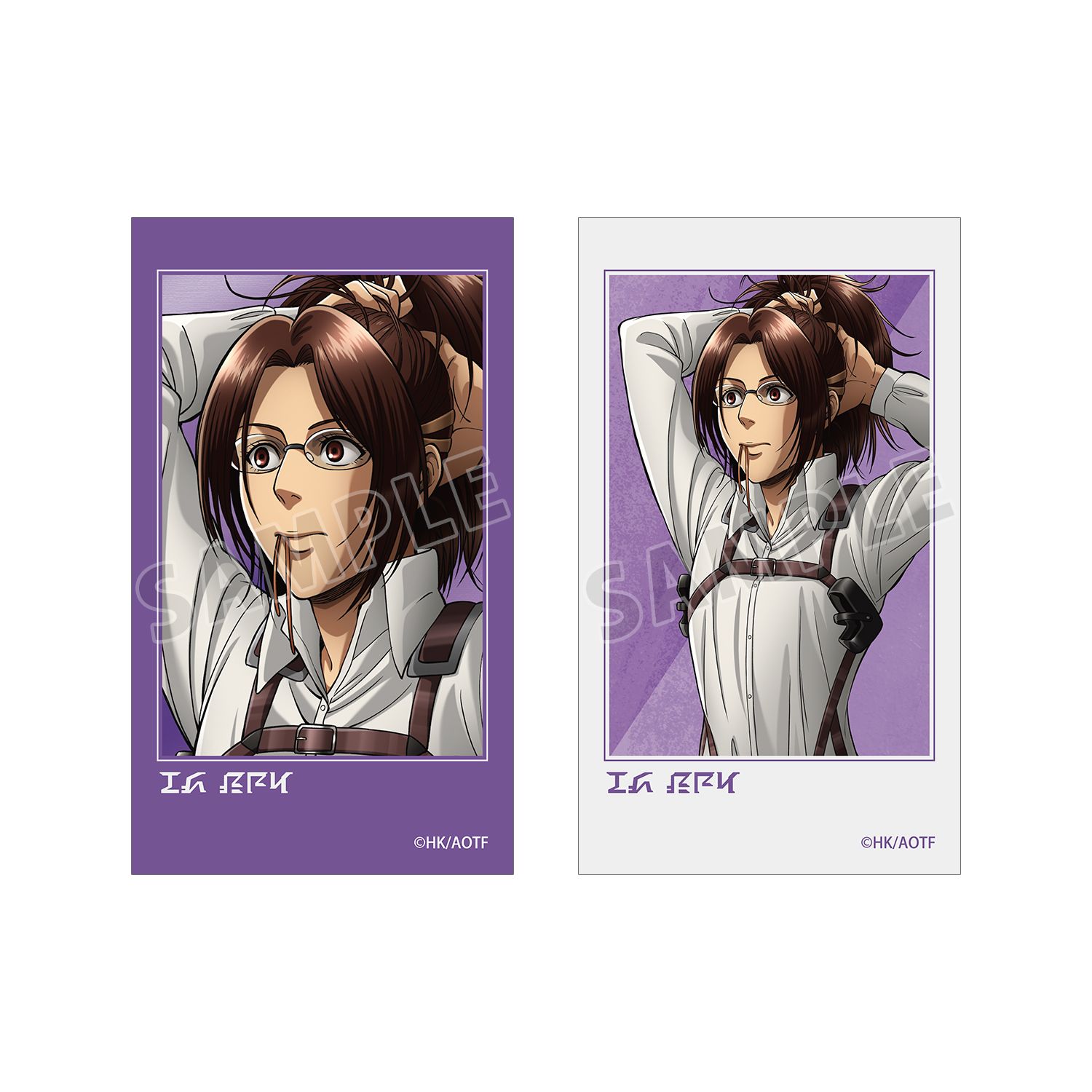 TVアニメ『進撃の巨人』 ハンジ Ani-Frame2枚セット - official product image | AniSmile