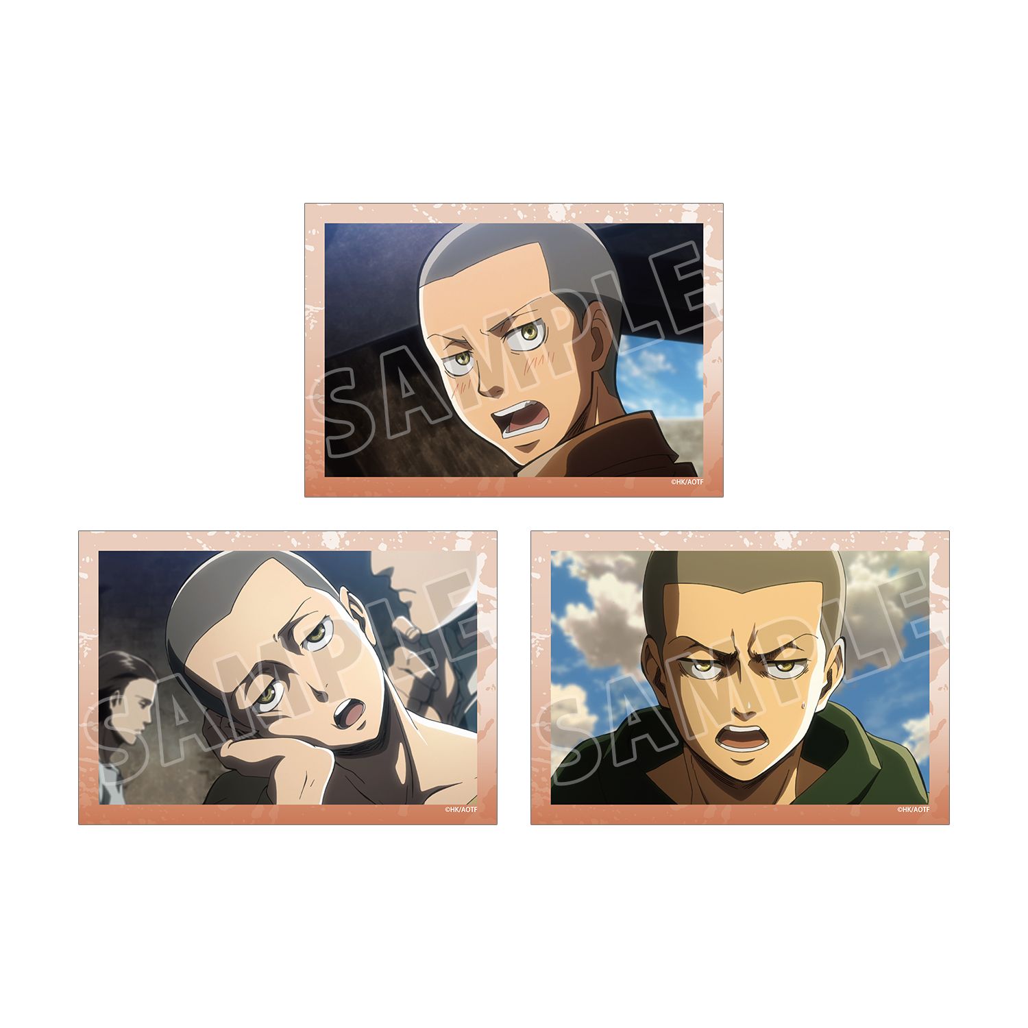 TVアニメ『進撃の巨人』 コニー 場面写ブロマイド3枚セット - AniSmile