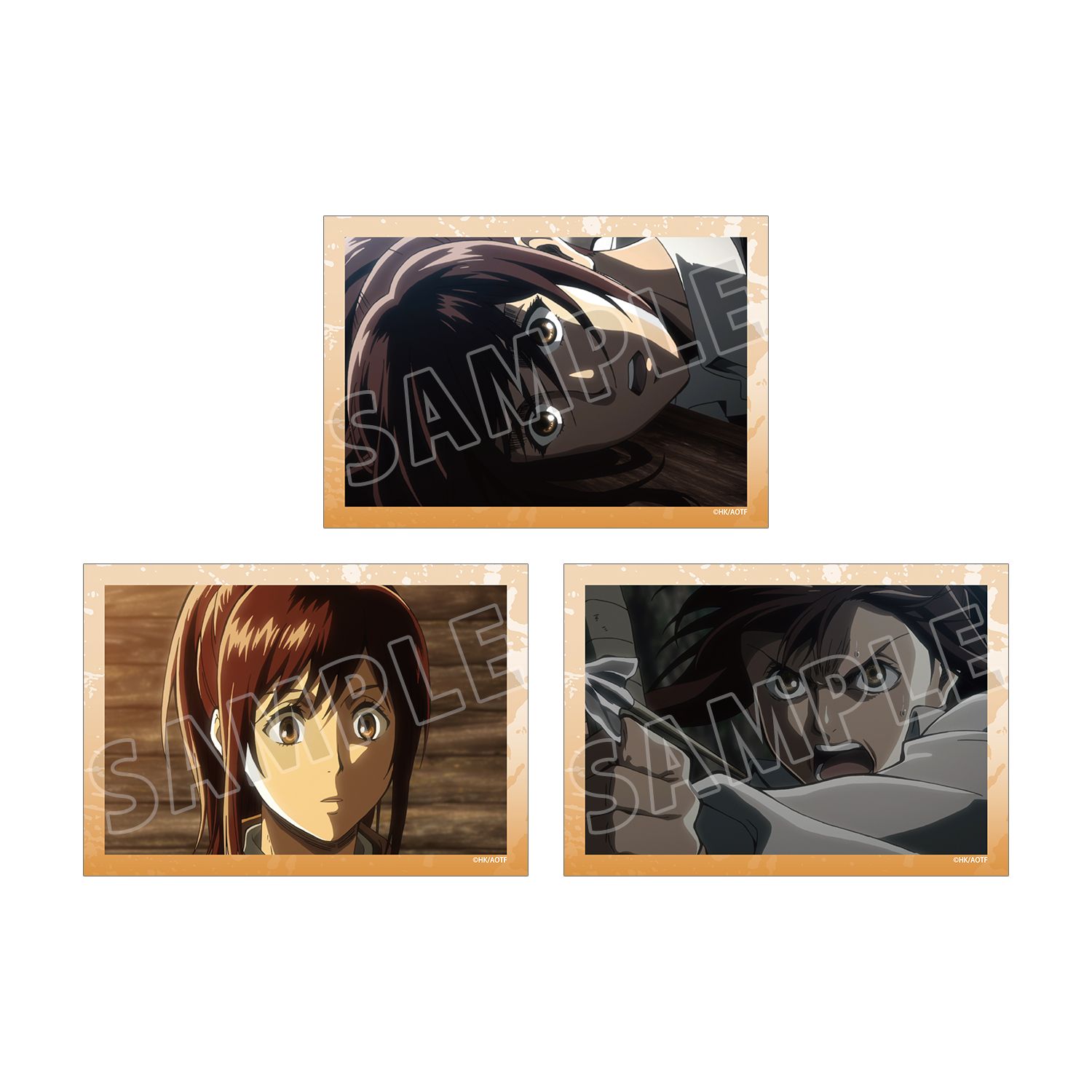 TVアニメ『進撃の巨人』 サシャ 場面写ブロマイド3枚セット - official product image | AniSmile