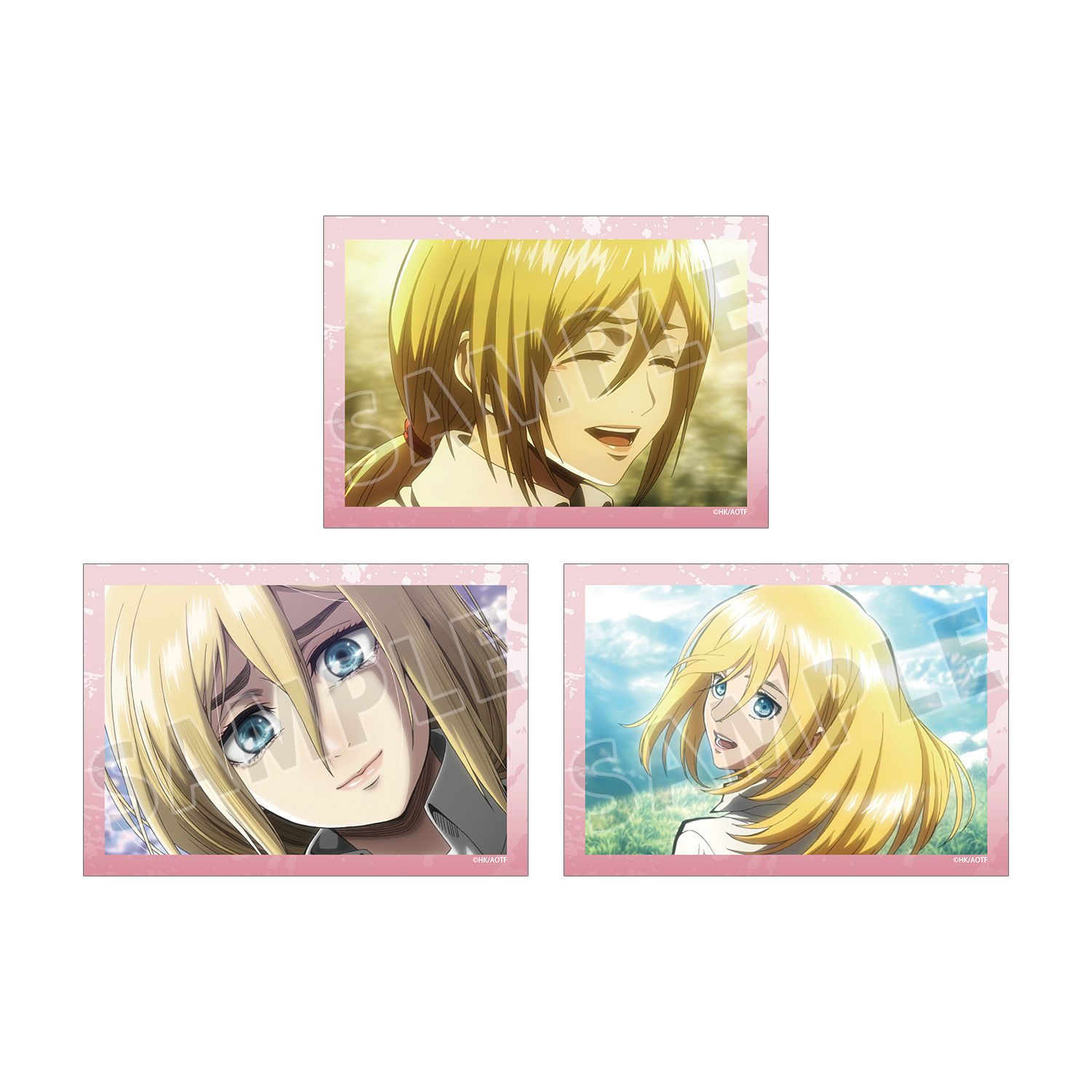 TVアニメ『進撃の巨人』 ヒストリア 場面写ブロマイド3枚セット - AniSmile
