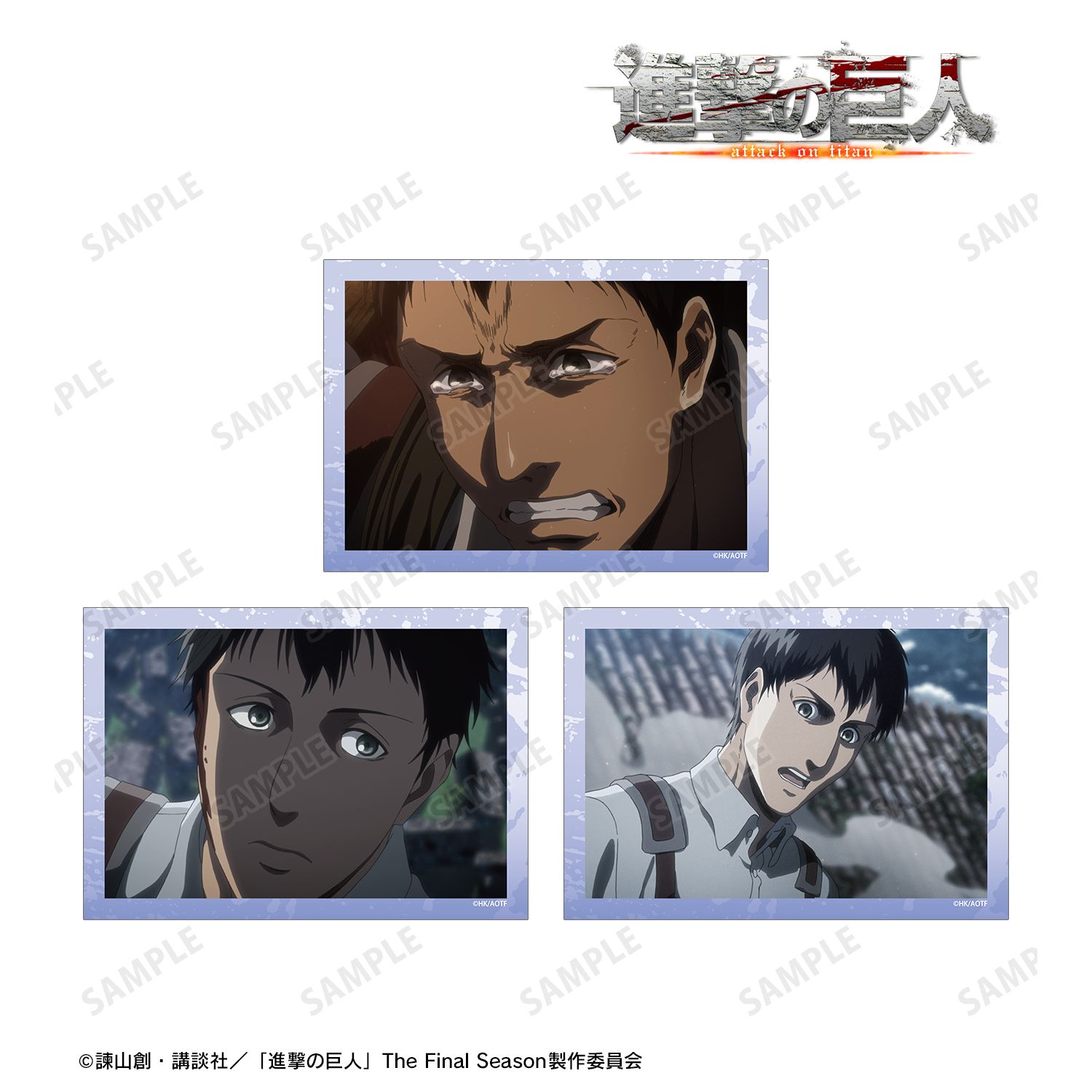 TVアニメ『進撃の巨人』 ベルトルト 場面写ブロマイド3枚セット Image 2 | AniSmile