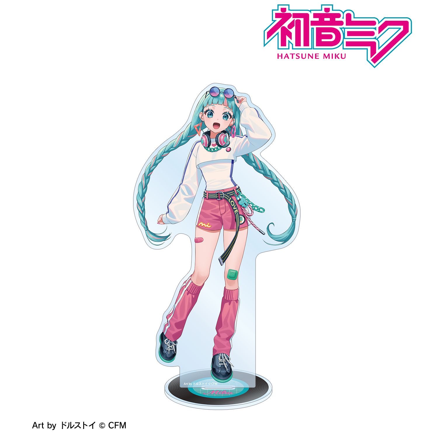 描き下ろし 初音ミク シティポップver. Art by ドルストイ BIGアクリルスタンド Image 2 | AniSmile