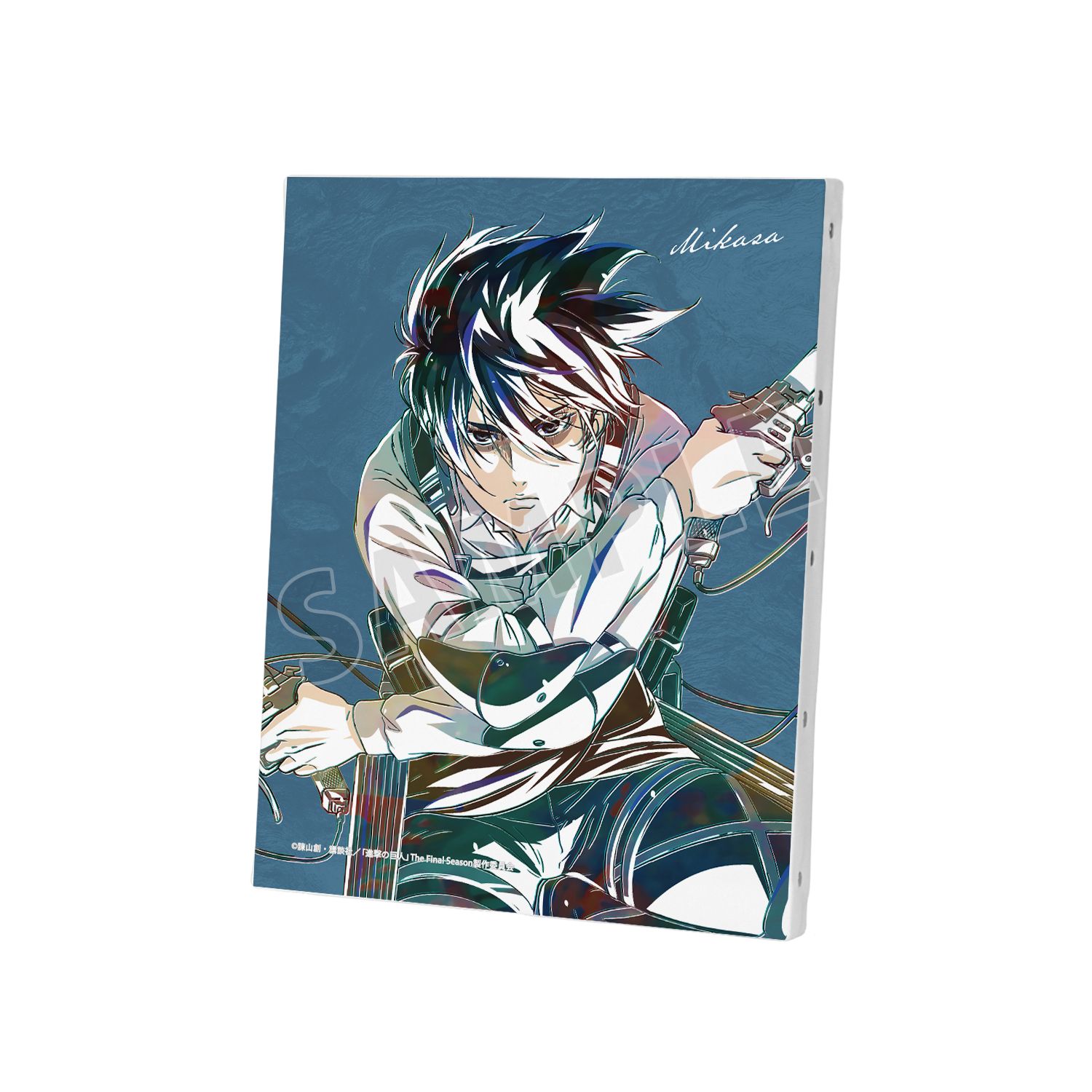 TVアニメ『進撃の巨人』 ミカサ Ani-Art 第5弾 F0号キャンバスボード - official product image | AniSmile