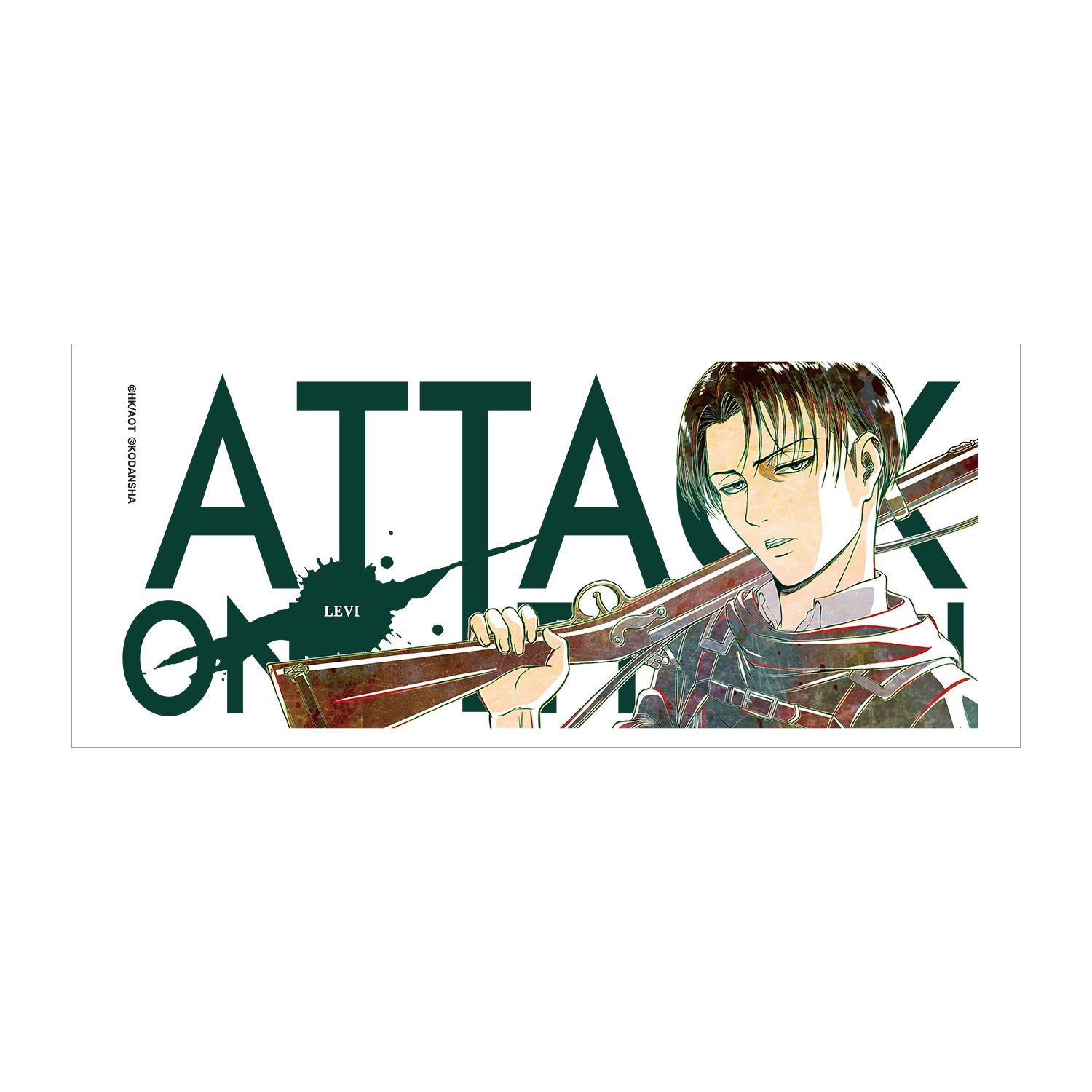 TVアニメ『進撃の巨人』 リヴァイ Ani-Art マグカップ 图片 4 | AniSmile