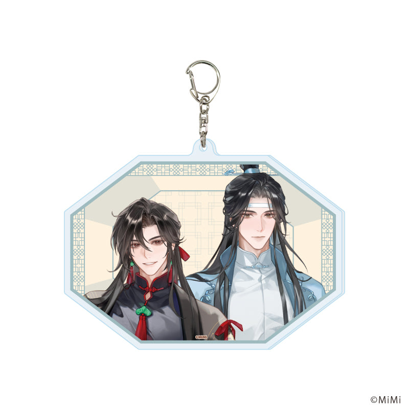 デカアクリルキーホルダー「大河幻想ラジオドラマ「魔道祖師」」05/魏無羨&藍忘機 中華飯店ver.(描き下ろしイラスト) - AniSmile