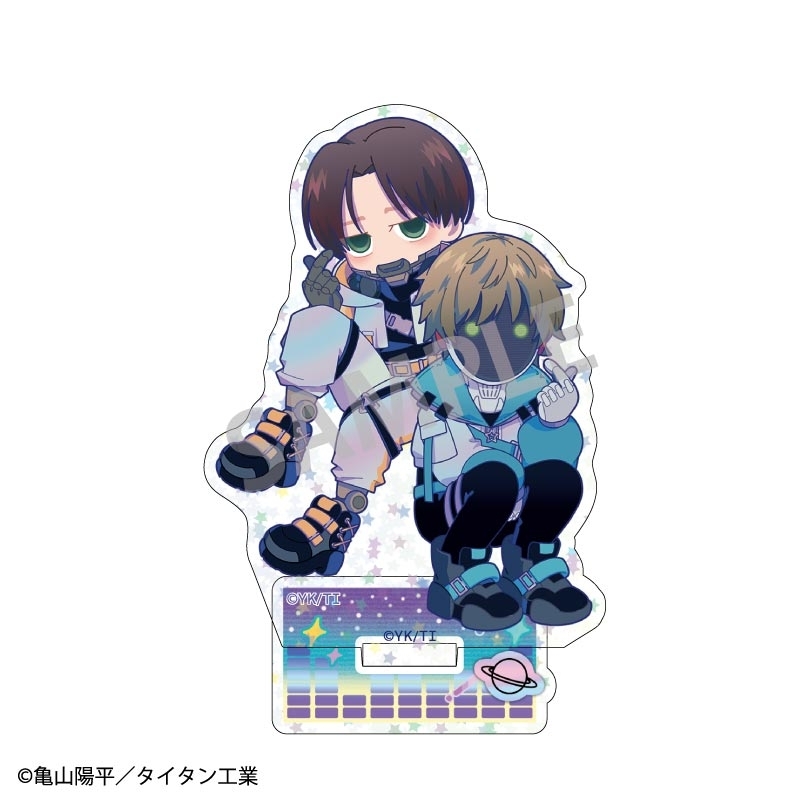 銀河特急 ミルキー☆サブウェイ ホログラムミニアクリルスタンド カート&マックス/描き起こし第3弾 COSMOS☆IDOL - AniSmile