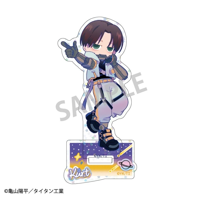 銀河特急 ミルキー☆サブウェイ ホログラムミニアクリルスタンド カート/描き起こし第3弾 COSMOS☆IDOL - AniSmile