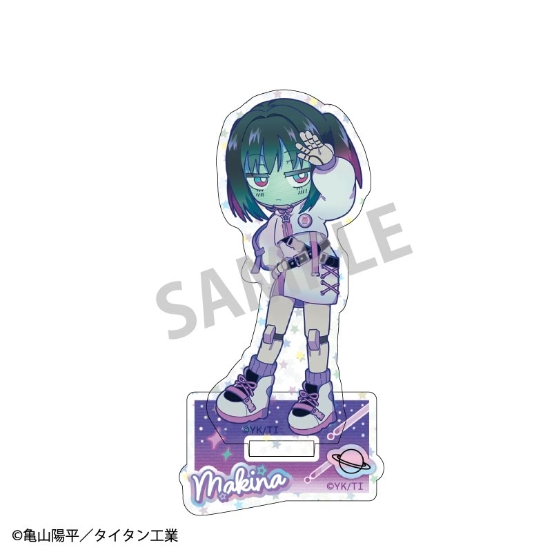 銀河特急 ミルキー☆サブウェイ ホログラムミニアクリルスタンド マキナ/描き起こし第3弾 COSMOS☆IDOL - AniSmile