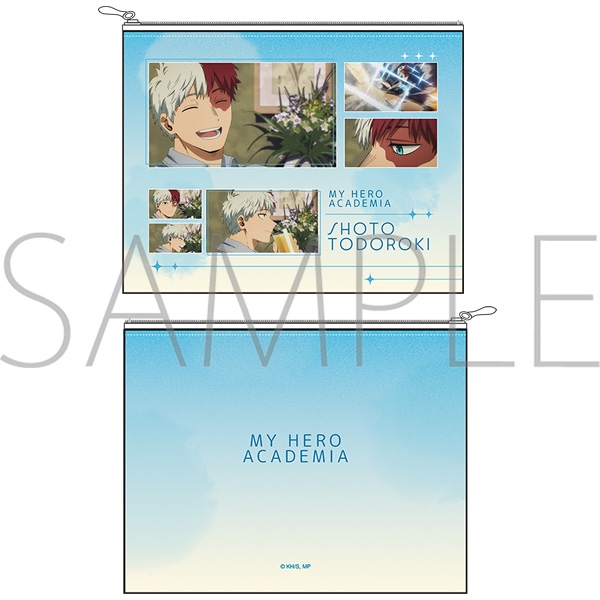 僕のヒーローアカデミア フラットポーチ/More 轟 焦凍 - official product image | AniSmile
