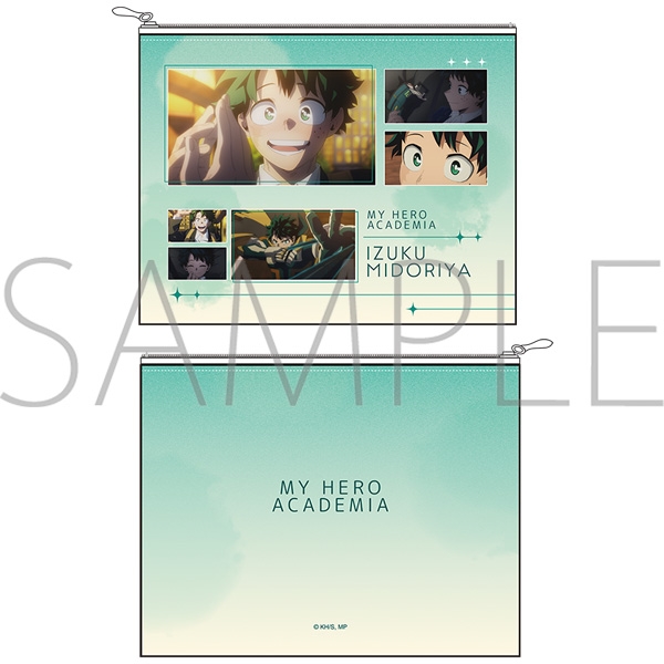 僕のヒーローアカデミア フラットポーチ/More 緑谷 出久 - official product image | AniSmile