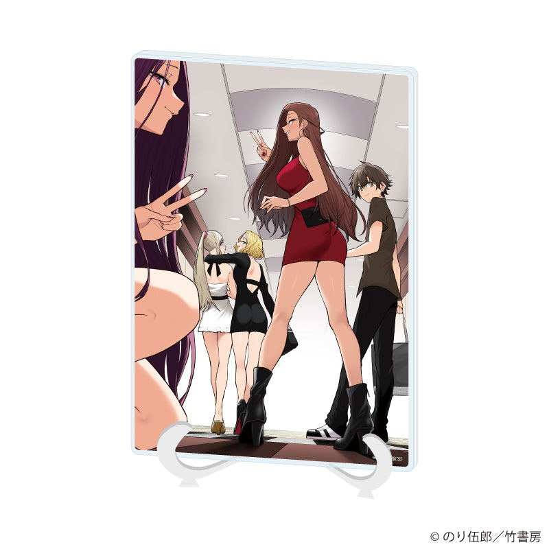 アクリルアートボード(A5サイズ)「今泉ん家はどうやらギャルの溜まり場になってるらしい~DEEP~」01/集合デザイン(公式イラスト) - official product image | AniSmile